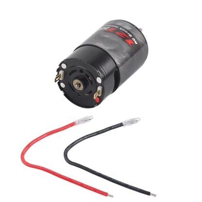 Yctze High Precision 550 Brushed Motor for 1:4 Scale RC Cars, Low Noise for Enhanced RC Crawler Experience (12T) - size: 12T, style: 12T
