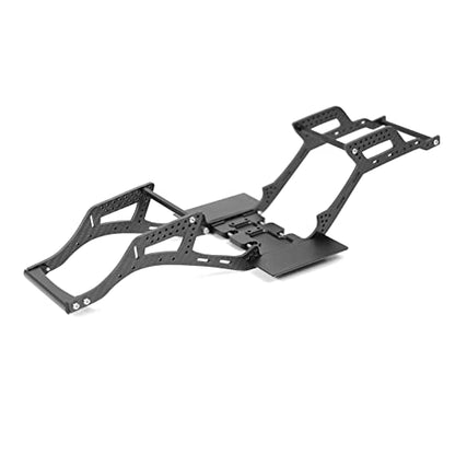 RC Chassis Kit, Carbon Fiber LCG Chassis, Cheater Rigs Frame Rails, Gen2 Lightweight Thickened for 1/10 RC Rock Crawler Axial SCX10 I II Element Enduro (Gen2 LCG Chassis Kit)