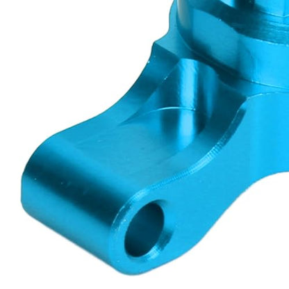 Aluminum Rear Steering Cup, Aluminum Alloy Rear Knuckle Arm Steering Cups Upgrade Parts Accessories for Tamiya TT02 1/10 RC Car (Blue)