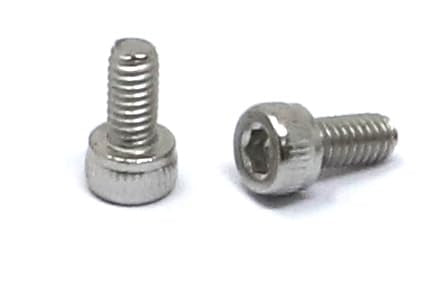 iexcell 100 Pcs M2.5 x 5mm Thread Pitch 0.45 mm Stainless Steel 304 Hex Socket Head Cap Screws Bolts Kit - size: M2.5 x 5mm