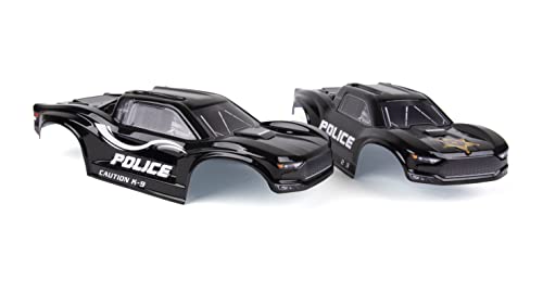 Custom Body Police Style Compatible for ARRMA VORTEKS 3S 4x4 4x2 BLX 1/10 Stadium Truck(V-PB-01) - color: Policeb