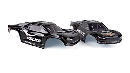 Custom Body Police Style Compatible for ARRMA VORTEKS 3S 4x4 4x2 BLX 1/10 Stadium Truck(V-PB-01) - color: Policeb