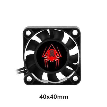RC Car Motor Cooling Fan 25mm 30mm 35mm 40mm 50mm High Speed Heatsink 28000RPM ESC Fans for 1/8 1/10 1/12 1/16 Scale Truck Off Road Crawler Car 540 550 Brushless OR Brushed Motors (40MM) - size: 40MM