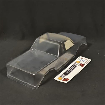 SANTAIZI 1/10 Scale Car Shell Rc Body Shell Replacement for MT 260 Wheelbase Turck (Clear)