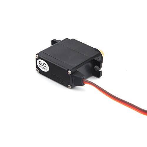 Mini Servo 22g/ 4.6kg/ .14 sec Servo CS-238MG Metal Gear Micro Servo 29x13x30mm,Servo Motor for RC Airplane Model Car Helicopter Boat Robot Toys Model Arduino