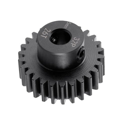 Steel 32P 5mm Pinion Gear 26T Motor Gears for 1/10 1/8 RC Car Parts - size: 26T