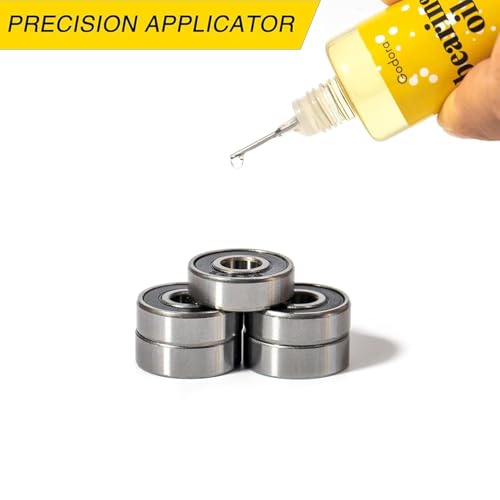 1 oz Skateboard Bearing Lubricant, Premium Bearing Oil | Reduces friction for smoother performance on skateboards, longboards, scooters and roller