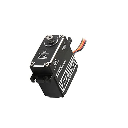 60KG Brushless Servo IP67 Waterproof Servo 14V High Torque Servo with Full Metal Gear for 1/8 1/10 RC Crawler Car Truck or Robotic Parts (270°) - style: Digital-270°