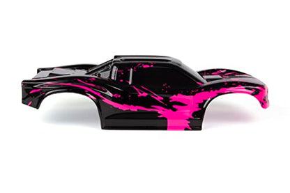 Custom Body Muddy Hot Pink Style Compatible for ARRMA VORTEKS 3S 4x4 4x2 BLX 1/10 Stadium Truck(V-P-01) - color: Hot Pink