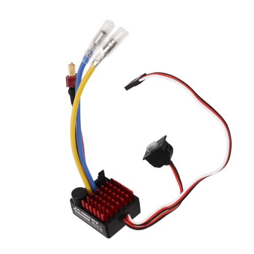 60A Brushed Waterproof ESC 6V 2A Output for 540 550 380 370 Motor 1/10 RC Car Boat Accessories
