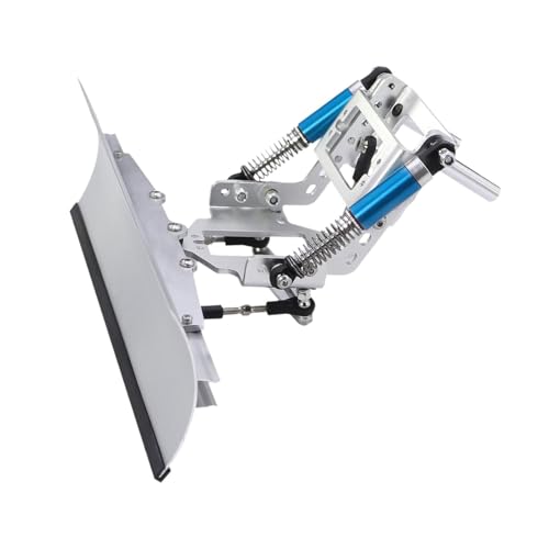 Colaxi 1/10 RC Snow Plow Kit, Aluminum Alloy, 8.27 in Wide, for SCX10 II 90046 and SCX10 III RC Crawlers, Silver - color: Fit 1/10 Rc Silver