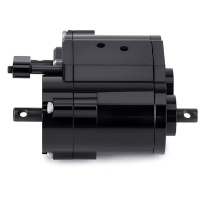 Dual Speed Transfer Case Gearbox Transmission Box for Axial SCX10 RC4WD D90 1/10 RC Crawler Car Upgrade Parts (Black) - color: Black