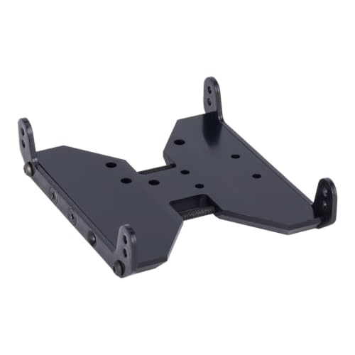 Carbon Fiber & Delrin Skid Plate for 1/10 RC Axial Capra 1.9 UTB | Lightweight & durable, protects chassis & transmission, bolt-on fit for Capra 1.9, upgrade stock plastic plate.