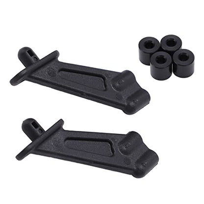RC Car Rear Wing Bracket High Strength Plastic Black Lightweight Stable Performance for ZD Racing DBX10 7531 1/10 Off Road Vehicle