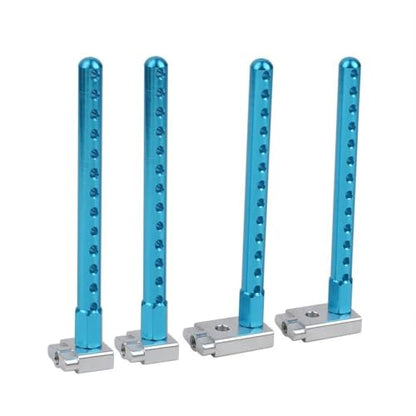 RC Body Post for Tamiya TT-02/ TT-02FT/ TT-02D/ TT-02RR 1/10 RC Car Shell Column Body Post Mounts with Clips Upgrade Parts Accessories (Blue) - color: Blue