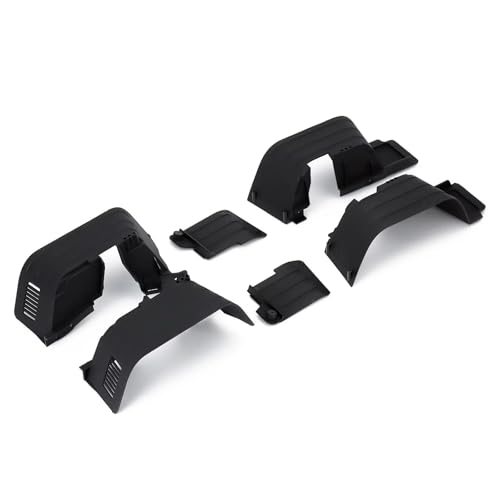 RC Models Parts For Axial For SCX10 II 90046 90047 1/10 1 Set RC Crawler Upgrade Plastic Front Rear Mud Flaps Fender Remote Control Car Repair Parts