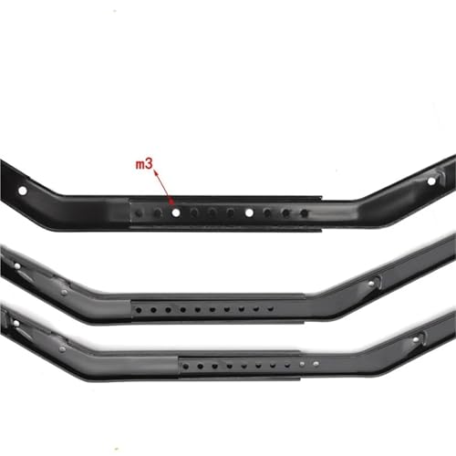 RC Car Models Parts for Axial for SCX10 for Gladiator for Wrangler 1/10 Wheelbase Adjustable Metal Chassis Frame Rail Set RC Crawler Upgrade Parts