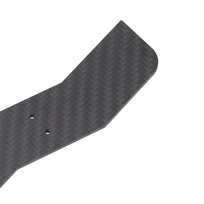 Carbon Fiber RC Car Tail Wing, Universal Rear Spoiler for 1/10 Scale RC Cars, Lightweight High - Strength Wing with Brackets for TT02 XV01 PTG2 Drift Racing