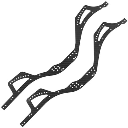 ShareGoo Carbon Fiber RC Chassis Frame Rails Plate Beam Compatible with 1/10 Axial SCX10 PRO RC Crawler Car, Replace of AXI23053