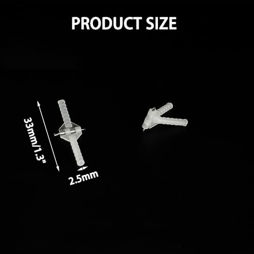 10PCS RC Airplane Plastic Needle Hinge Pin Hinge for RC Plane Helicopter Aircraft DIY Model Plane Fix Wing Parts Foam Model Plane Replacement (2.5x33mm) - style: 2.5x33mm