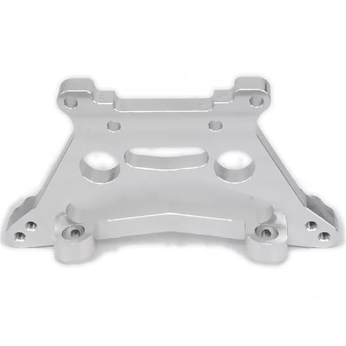 Alloy Aluminum Rear Shock Tower Absorber Plate 539080 for rc car 1/10 FS Racing Truck Buggy 53810 Upgraded Parts(Silver) - color: Silver