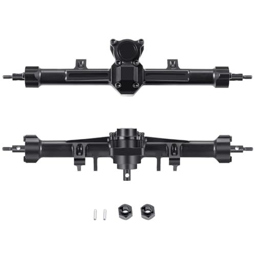Aluminum Rear Axles +4mm Extended for Axial SCX24 Deadbolt JLU C10 Gladiator 1/24th RC Crawler Car Upgrades Parts - color: Rear Axle