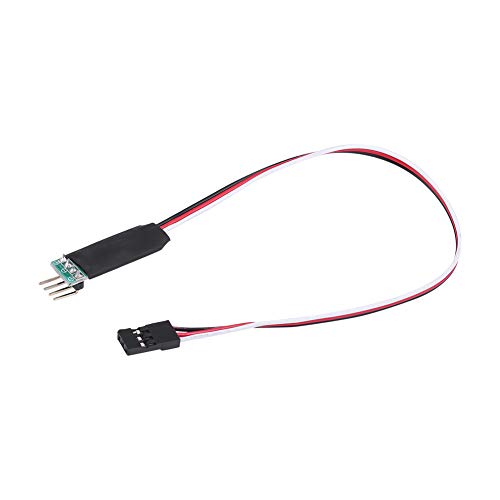 RC Light Switch System Extension Cable RC LED Light Control Wire Switch Cable 190mm Controls 2 Sets of LED with 3rd Channel Button for All car