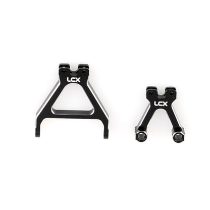 LCX Racing 1/24th RC Crawler Car CNC Aluminum Front Rear Body Post Mount for Axial AX24 XC-1, Upgrades Parts Accessories