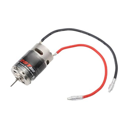 390 RC Motor Stainless Steel Brushed Low Noise Black Brushed RC Motor for 1/16 RC Car