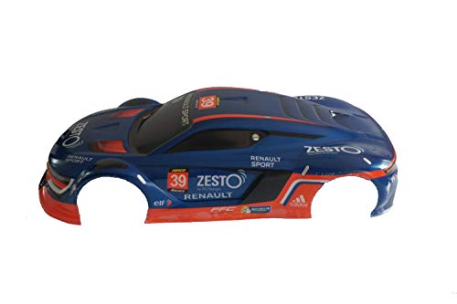 1/10 Scale RC Printed Precut Drift Racing Touring Onroad Car Body Shell Width 195mm with Wing Mirror Accessories (Blue Mix) - style: Blue Mix