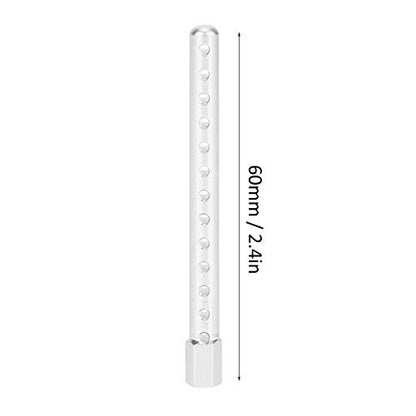 T best RC Car Shell Column, 4Pcs Aluminum Alloy RC Car Body Shell Post Holder RC Spare Parts for HSP 1/10 122037(Silver)