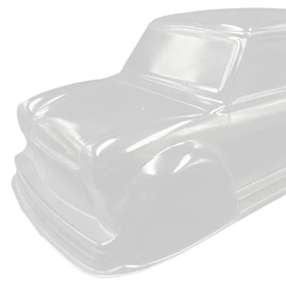 1:10 RC Car Body Shell for 210mm Wheelbase, Unfinished Design Transparent Polycarbonate DIY Customizable Replacement Body