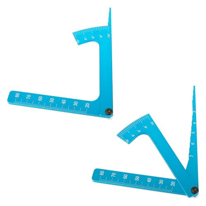 3 in 1 Height Gauge Ruler Aluminum Metal Parts Wheel 1/8 1/10 RC Road Car Set Up Tool Chassis Camber Ride Dip Angle Suspension Simple Toy