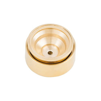 DJX 4PCS 17g Brass 0.7 inch Beadlock Wheels SCX30 Wheel Rim Hub for 1/30 Axial SCX30 RC Crawler Car Upgrades Parts (Gold) - color: Gold