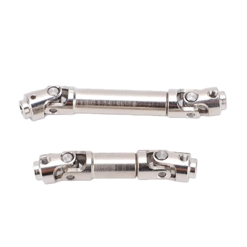 CHICIRIS 1/30 RC Crawler Drive Shafts Parts, Front Rear Replacement Transmission Shaft High Strength Steel, with Complete Drivetrain Set for SCX30 Model Car