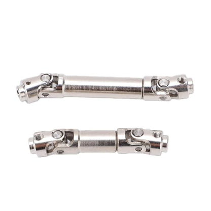 CHICIRIS 1/30 RC Crawler Drive Shafts Parts, Front Rear Replacement Transmission Shaft High Strength Steel, with Complete Drivetrain Set for SCX30 Model Car