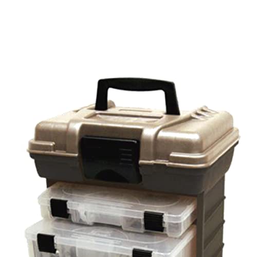 Plano Molding 1363 Stow N Go Toolbox, Graphite Gray and Sandstone
