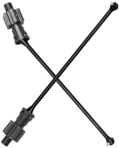 RC Thicker Metal Front Rear Drive Shaft Driveshaft Dogbone CVD Upgrade Parts for XRT 1/6 8S RC Car,Transmission Shaft Hops Up,Black