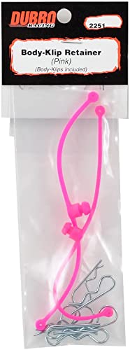 Du-Bro 2251 Pink Body Klip Retainer (2-Pack) - color: Pink