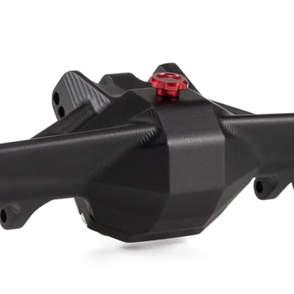 CNC Aluminum F10 Portal Axle Set with BTA Servo Mount, Front Rear Black | with 30T 8T AR44 Style Gears, Pin to Pin Width 188mm, Work with Vanquish VS4-10 Phoenix and 1/10 Scale Crawler LCG Chassis - color: Black