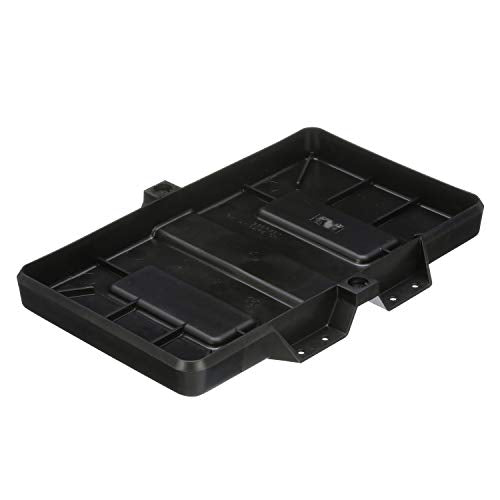Attwood 9098-5 Heavy-Duty Adjustable Battery Tray, Adjustable to 9.5 Inches Tall, for 27 Series Batteries, Black Plastic - size: One Size