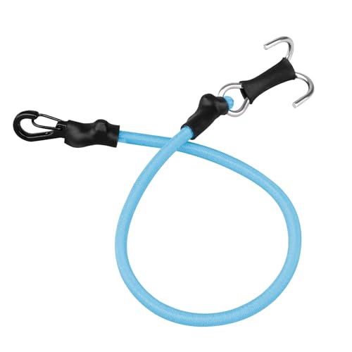 RC Crawler Elastic Trailer Rope Kinetic Winch Strap with Hooks for 1/18 TRX4M TRX4MT 1/24 SCX24 FCX24 AX24 RC Crawler Accessories(Light Blue) - color: Light Blue