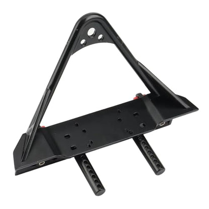 Rc Bumpers Compatible with Axial SCX10 90046 SCX10 III AXI03007 for Traxxas TRX4 1/10 RC Crawler Car Parts Metal Front and Rear Bumper with Lights