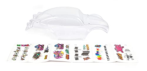SummitLink Custom Body Clear Unpainted with Stickers Compatible for 1/10 Scale RC Car or Truck (Truck not Included) STB-C-01