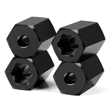 MORLORDY 7mm to 12mm RC Wheel Hex Hubs 4Pcs 18mm Thick Hex Drive Adapters for 1/16 Losi Mini-T 2.0, Mini-B, Mini JRX2, Mini JRXT and All 1/16 RC Car Which Hex is 7MM - color: 18mm