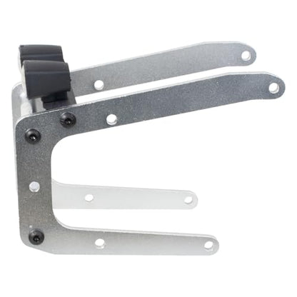 RC Car Aluminum Front Bumper w/Lighting for Tamiya Bullhead ClodBuster 4x4x4 Monster Truck Car Upgrade Parts (Silver) - color: Silver