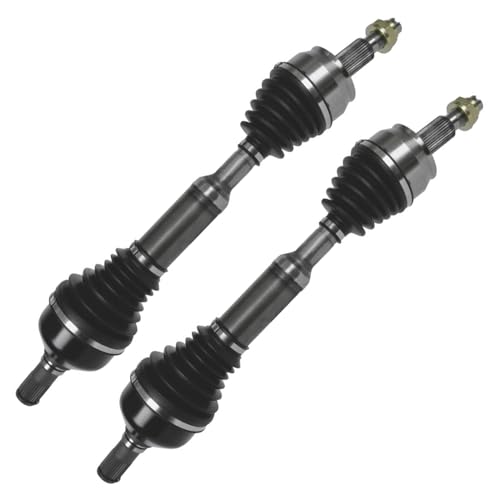 Detroit Axle - AWD Front CV Axles for 2014-2022 Jeep Cherokee | 2015 2016 2017 2018 2019 2020 2021 CV Axle Shafts Assembly Replacement - size: D-0255x2/Pair