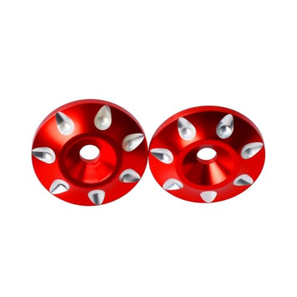 2Pcs Universal Metal RC M3 Rear Tail Wing Washer Fixed for 1/10 RC Off Road Buggy Monster Truck Racing Dift Car