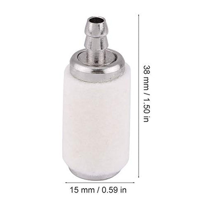 Drfeify RC Anti Foaming Filter, RC Airplane Gasoline Fuel Accessory with Wool Heavy Filter Anti Foaming for Preventing Oil Leakage