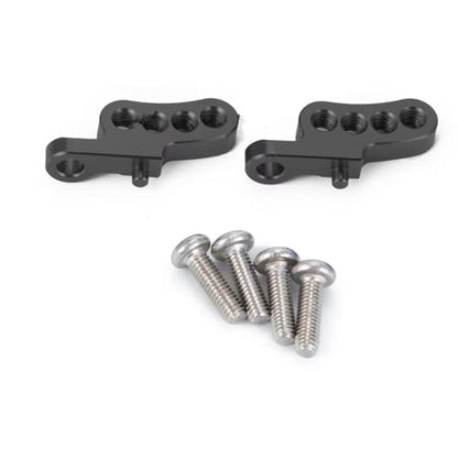 RC Car Toys For Tamiya CC01 1/10 Metal Front Rear Shock Towers Mount Pull Link Rod Mounts Steering Set RC Drift Truck Car Parts(Rear Mount-Black) - color: Rear Mount-Black